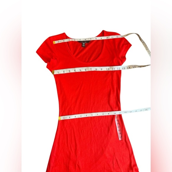 Lauren Ralph Lauren womens New Bold Red Short Sleeve w Logo Maxi Dress Size XXS - Picture 7 of 11